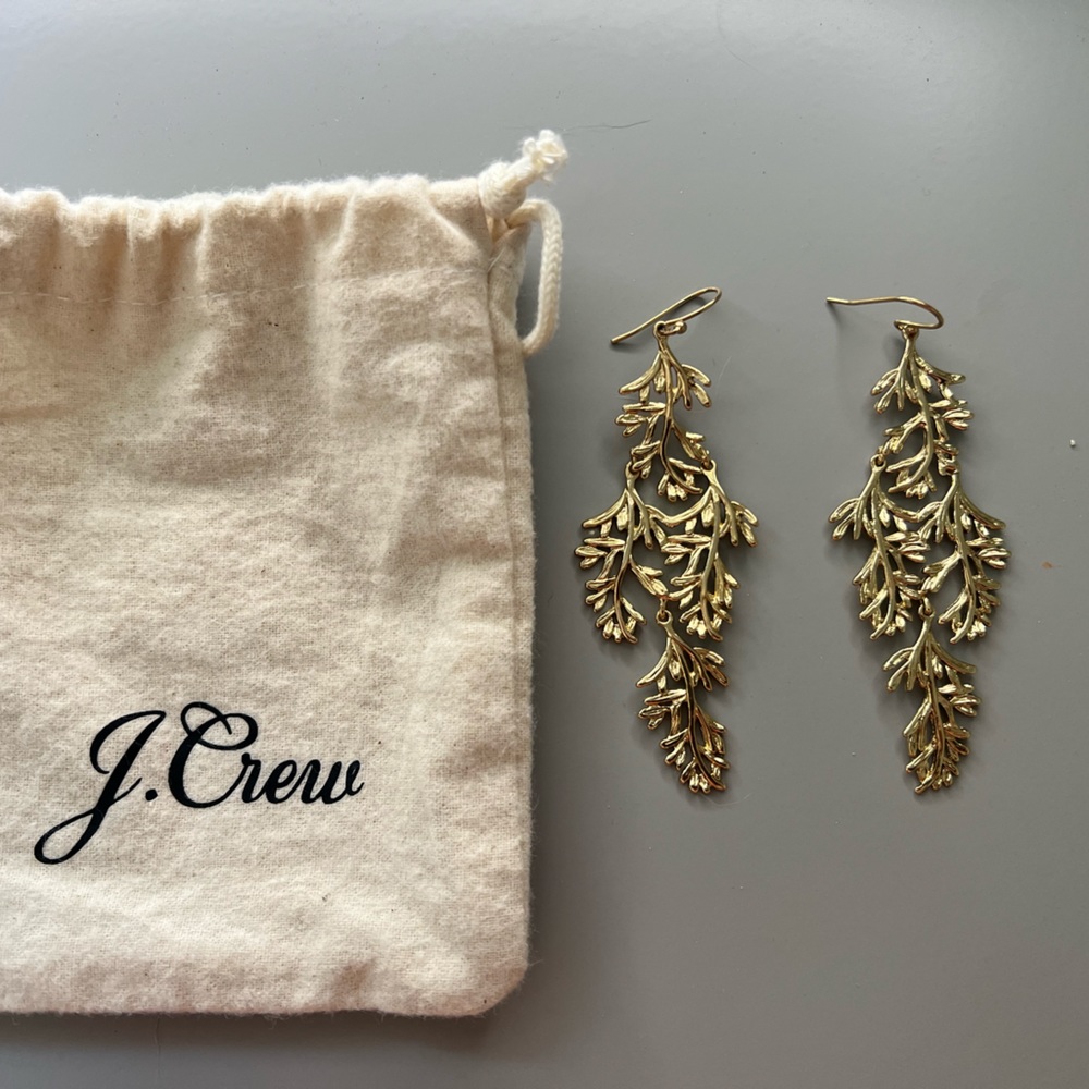 Gold J Crew Earrings